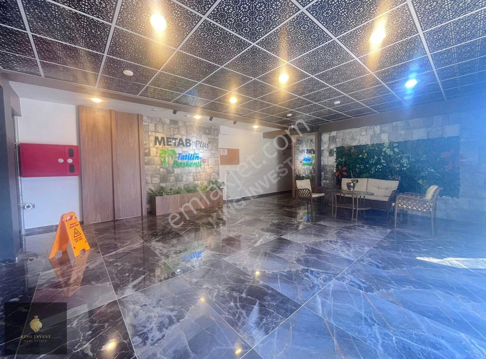 King' Den Genel İskanlı,havuzlu Site İçerisinde Harika 1+1 Daire - Görsel 20