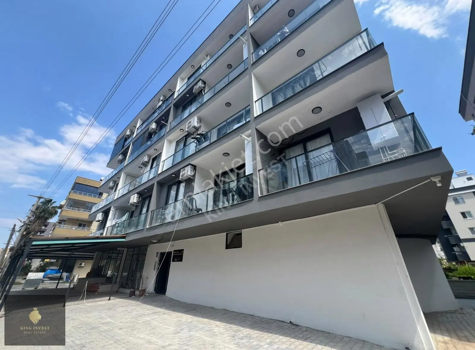 King'den Erdemli Aşağı Alata'da Kiralık Sıfır 1+1 Daire