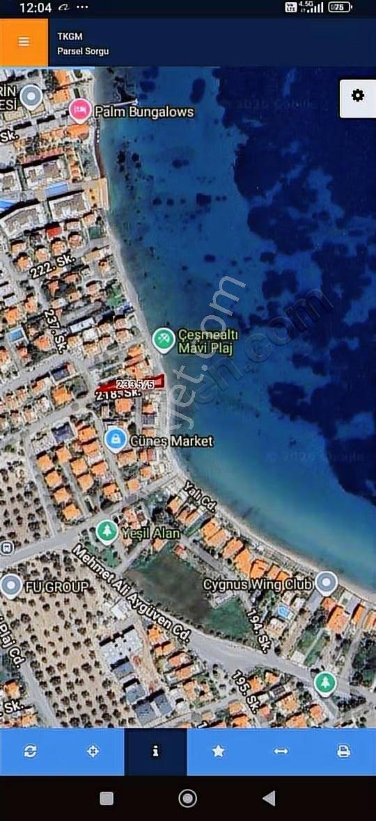 Denize Sıfır Müstakil Parsel