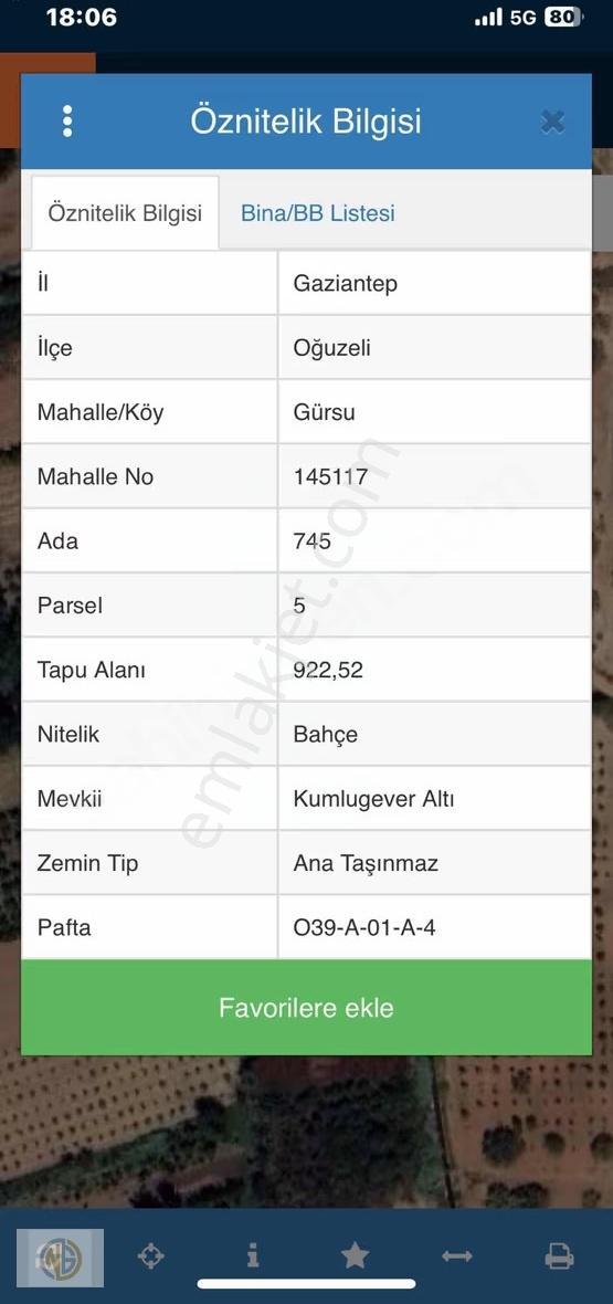 Oğuzeli Gürsuda Satılık Küçük Parça Sulu Bahçe - Görsel 2