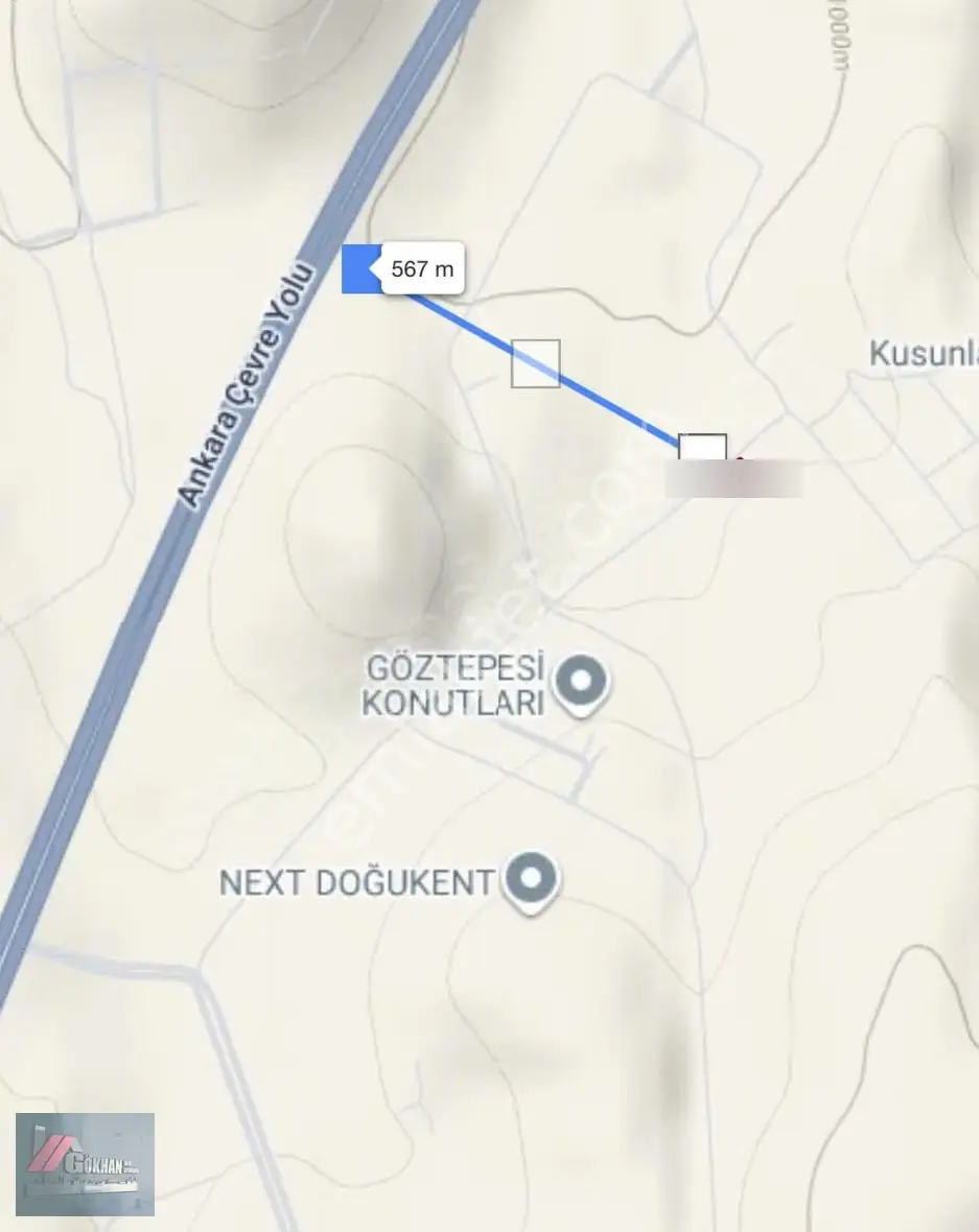 Gökhan Emlak'tan Doğukent'te 250m2 İmarlı Satılık Arsa - Görsel 4