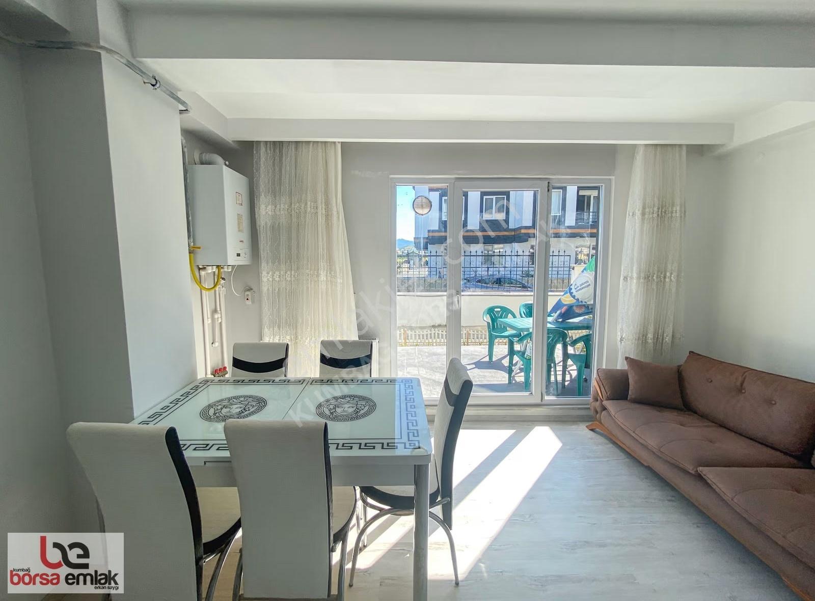 Kumbağ Havuzlu Sitede Eşyalı Kiralık Lüks 1+1 Bahçe Katı Daire - Görsel 34