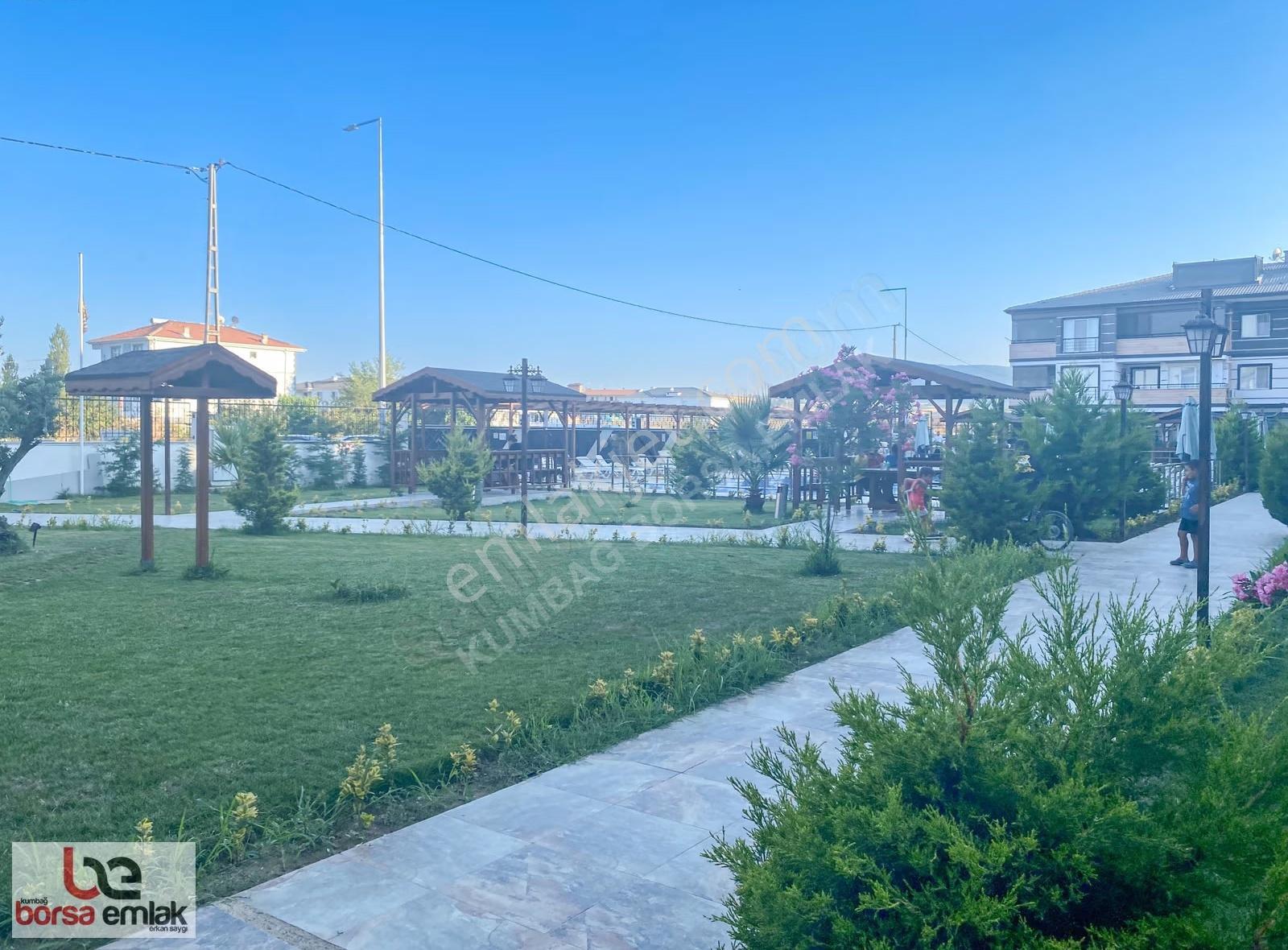 Kumbağ Havuzlu Sitede Eşyalı Kiralık Lüks 1+1 Bahçe Katı Daire - Görsel 3