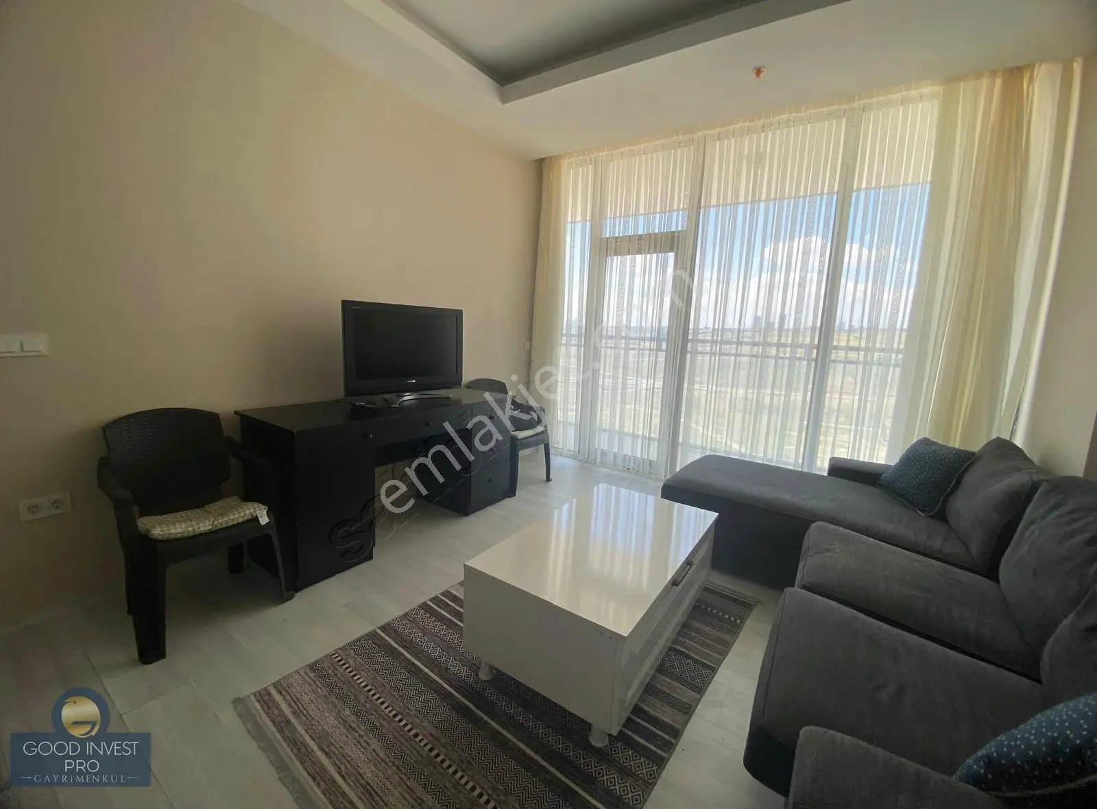 İncek Taşpınar Site İçinde Eşyalı Ferah Kiralık 1+1 Daire - Görsel 4