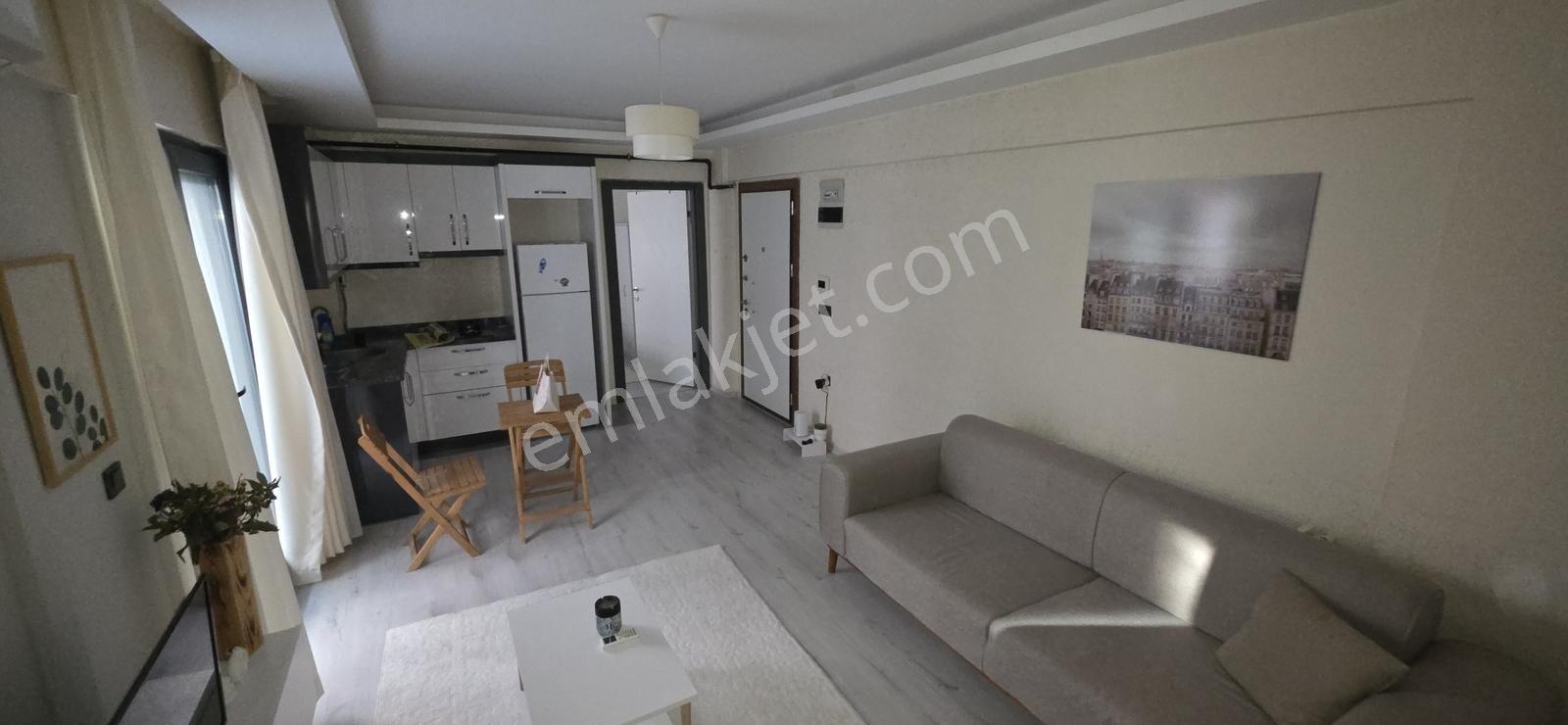 Seyrek'te Site İçi 1+1 Eşyalı Kiralık - Görsel 17