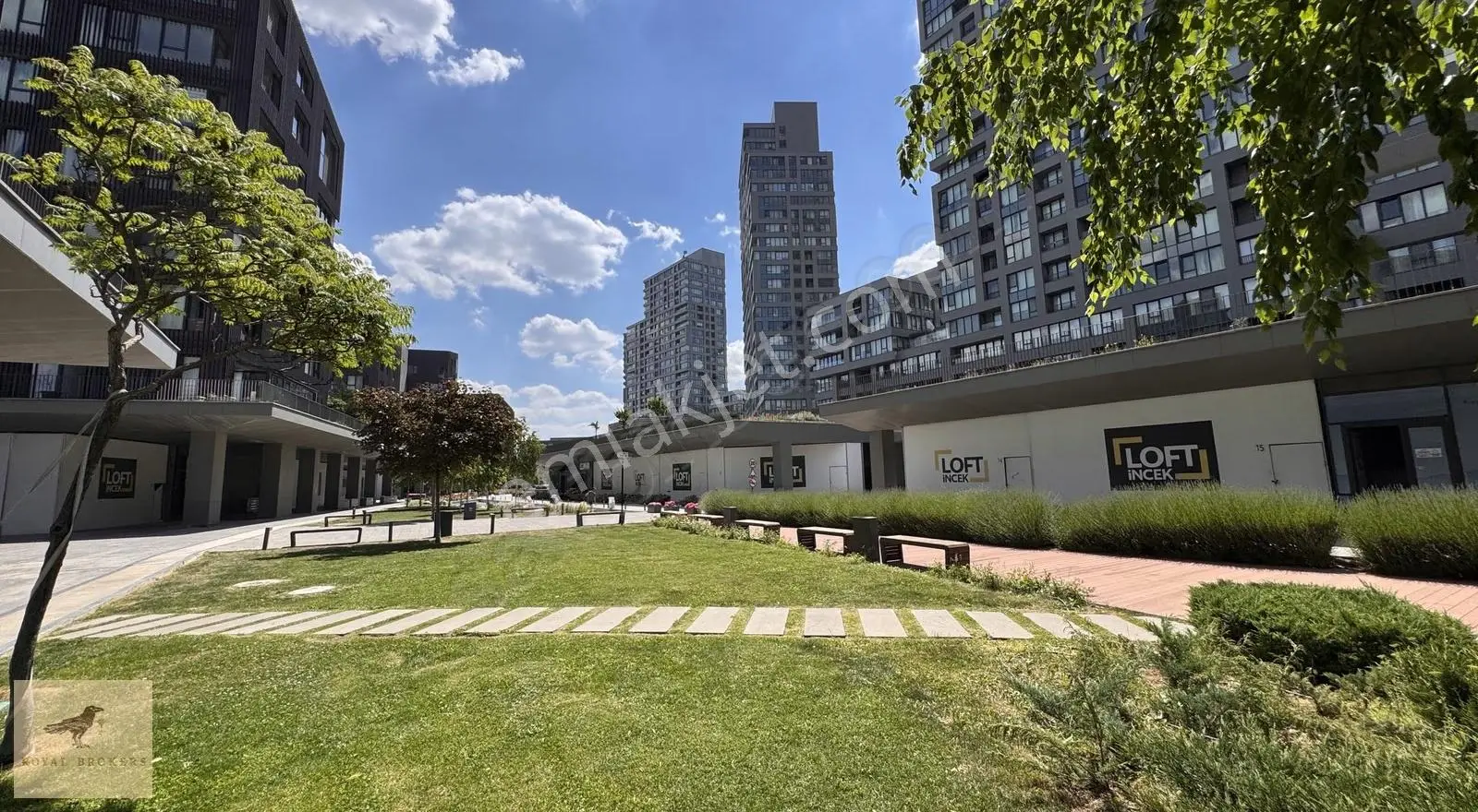 Satılık, İncek Loft, Full Yapılı Ve Yeni Mobilyalı, 1+1, Boş
