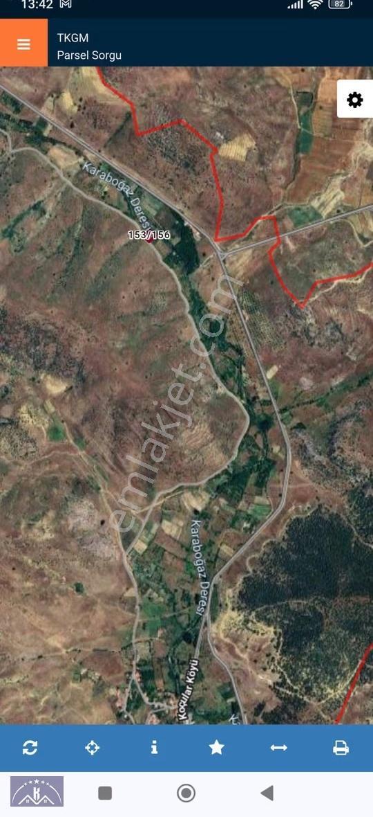 Isparta Aksu Koçular Köyü'nde 1023 M² Satılık Tarla - Görsel 3