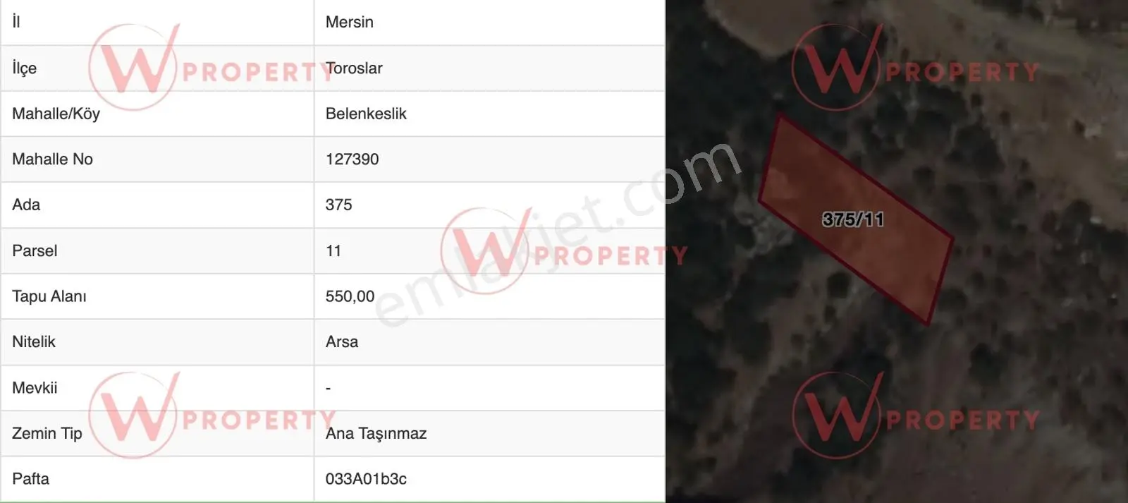 W Property'den Soğucak'ta Satılık İmarlı Arsa - Görsel 3