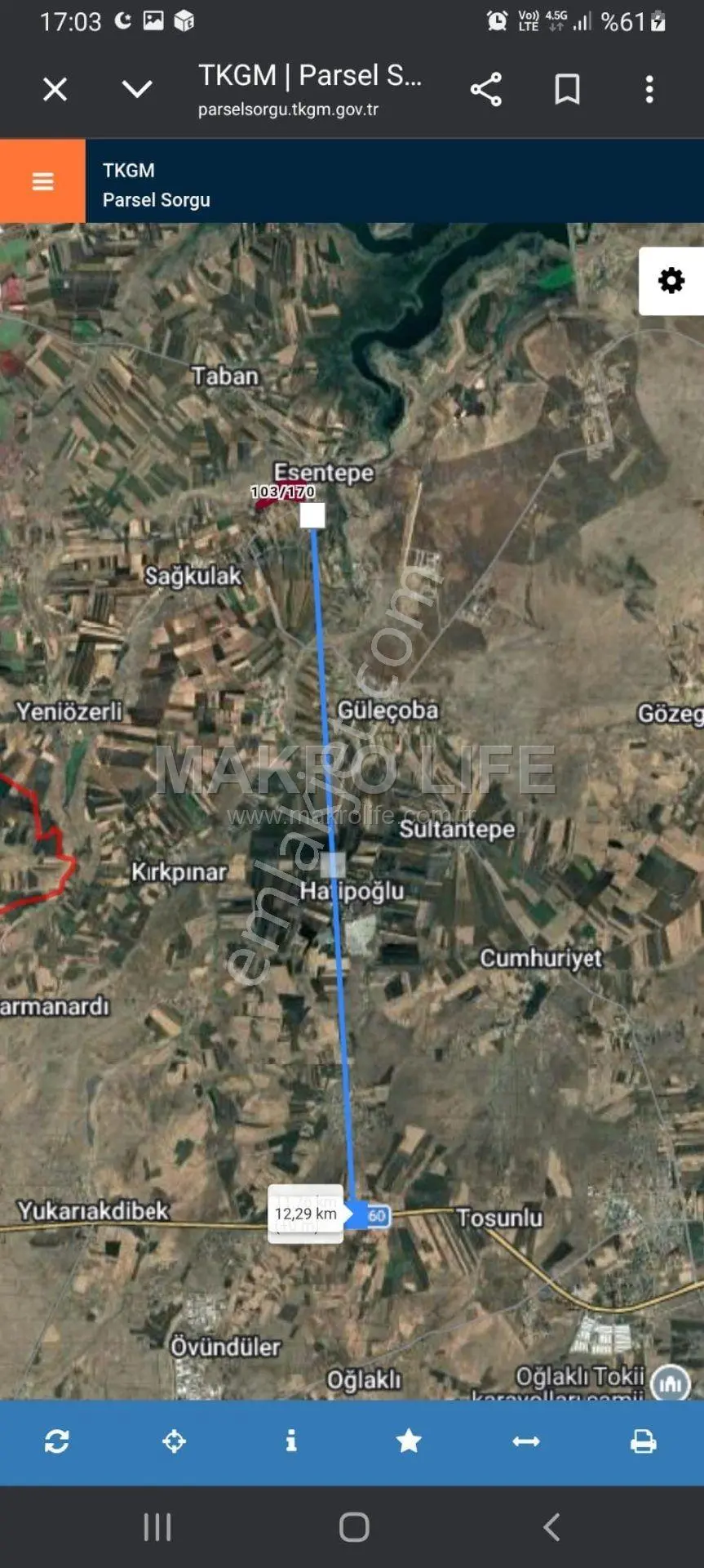 Güleçoba'da Fırsat 1000 M2 Yatırımlık Arsa - Görsel 4