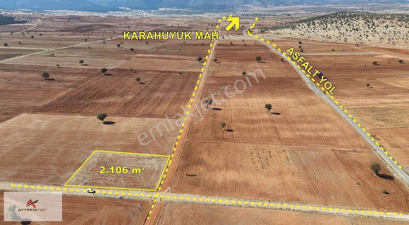 Konya Akören Alan Mahallesi'nde 2.106 M² Müstakil Tapulu Tarla - Görsel 5