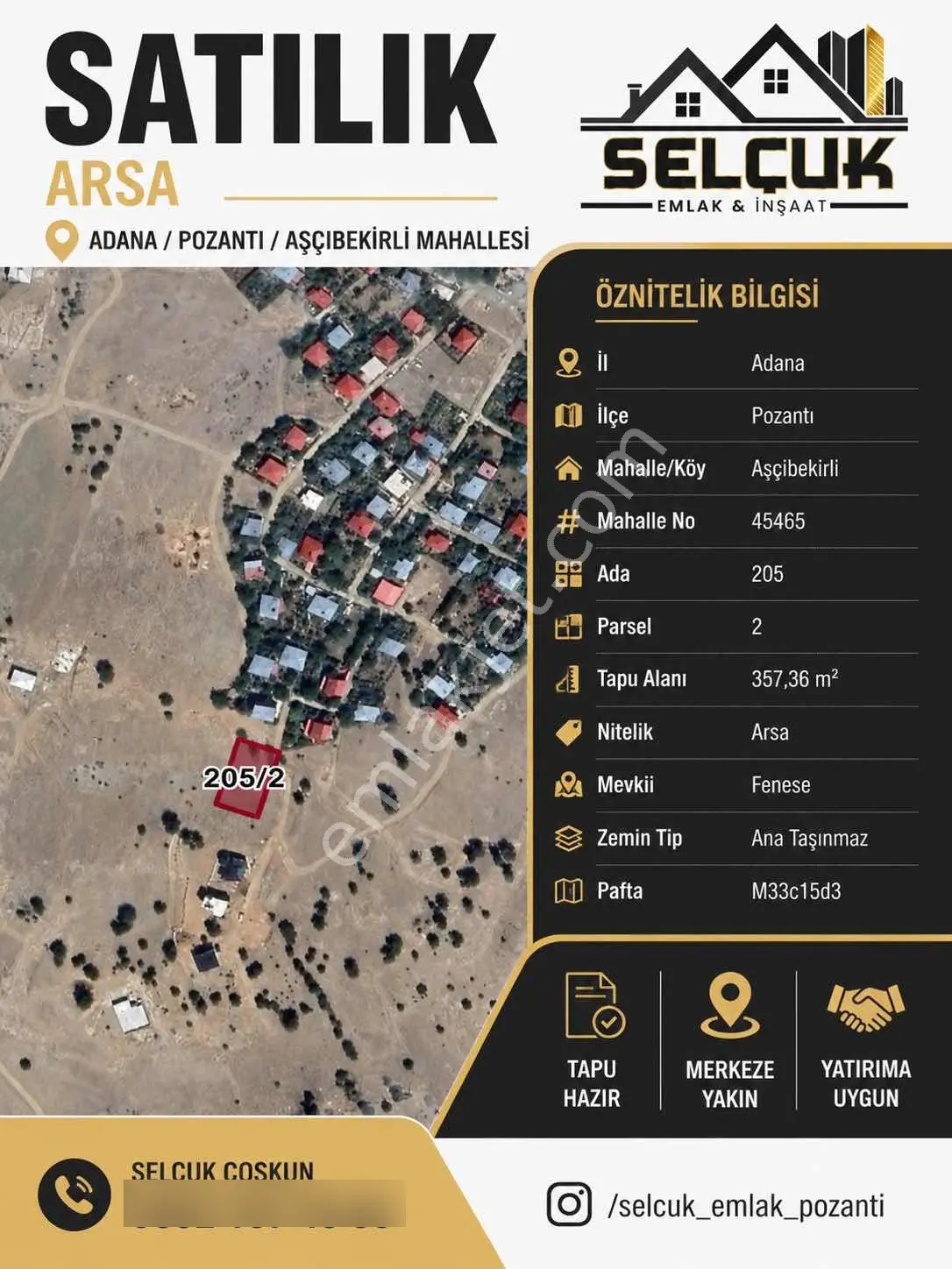Selçuk Emlaktan Fenese Yaylasında Satılık İmarlı Arsa - Görsel 2
