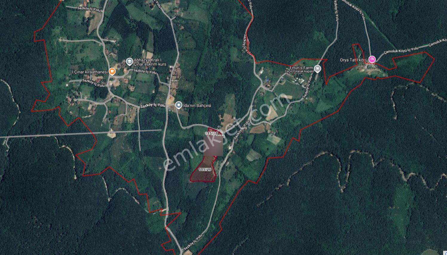 Kaynaşlı Sazköy'de 29772 M2 Satılık Arazi - Görsel 7