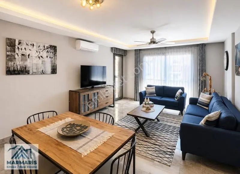 Satılık 5 Yaşında Marmaris'te Sahile 170 M, Lüks Dubleks 145m2 - Görsel 12