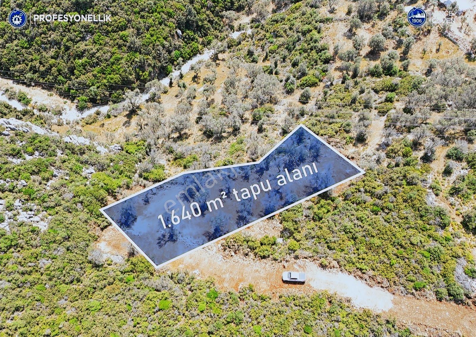 Karaburun Eğlenhoca'da Zeytin Ağaçlı 1640 M² Tarla - Görsel 17