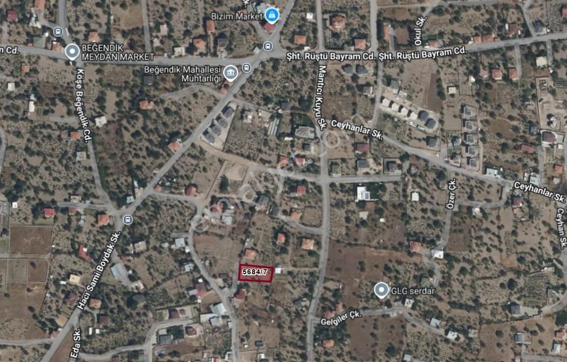 Hacılar Beğendik'de Tek Tapu 1032 M2 Villa Parseli