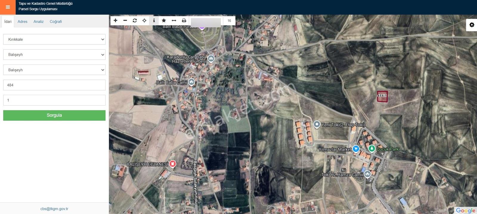 Kırıkkale Balışeyh'te 10 Kat İmarlı Fırsat Arsa Toki Konut Komşu - Görsel 2