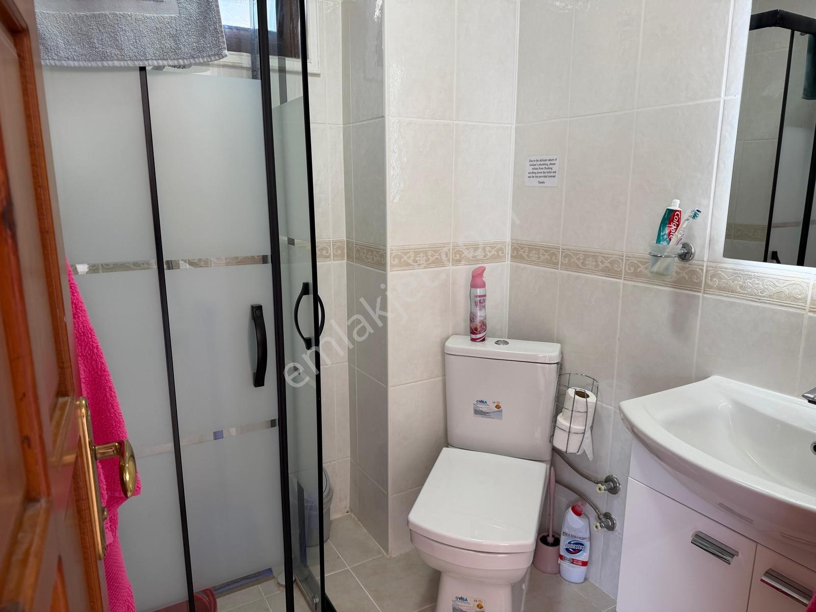 Kalkan Merkezde Full Eşyalı, Deniz Manzaralı 2+1 Daire - Görsel 12
