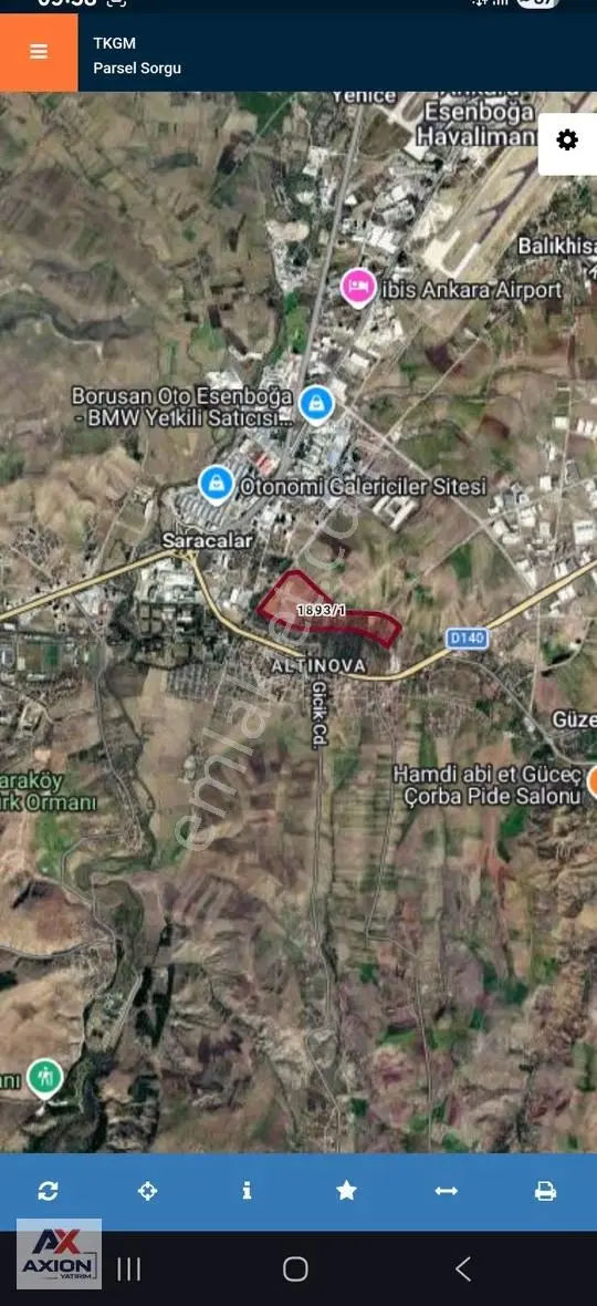 Esenboğa Fuar Alanı Bitişik Parsel Ticari Konut İmarlı Arsa - Görsel 4