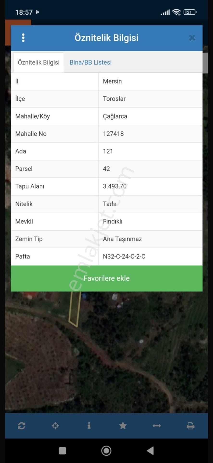Etherealden Toroslar Çağlarcada 3493m2 Tektapulu Yola Sıfır Arsa - Görsel 7