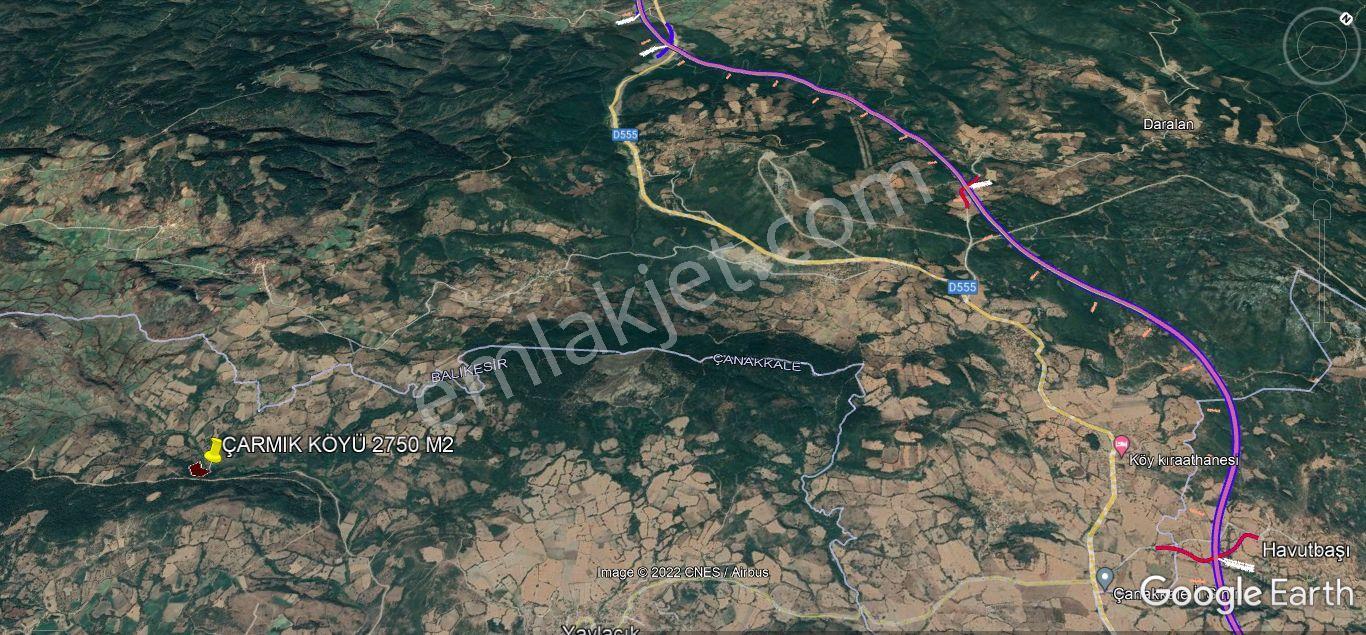 Balya Çarmık Köyü 2735 M2 Satılık Arazi - Görsel 7