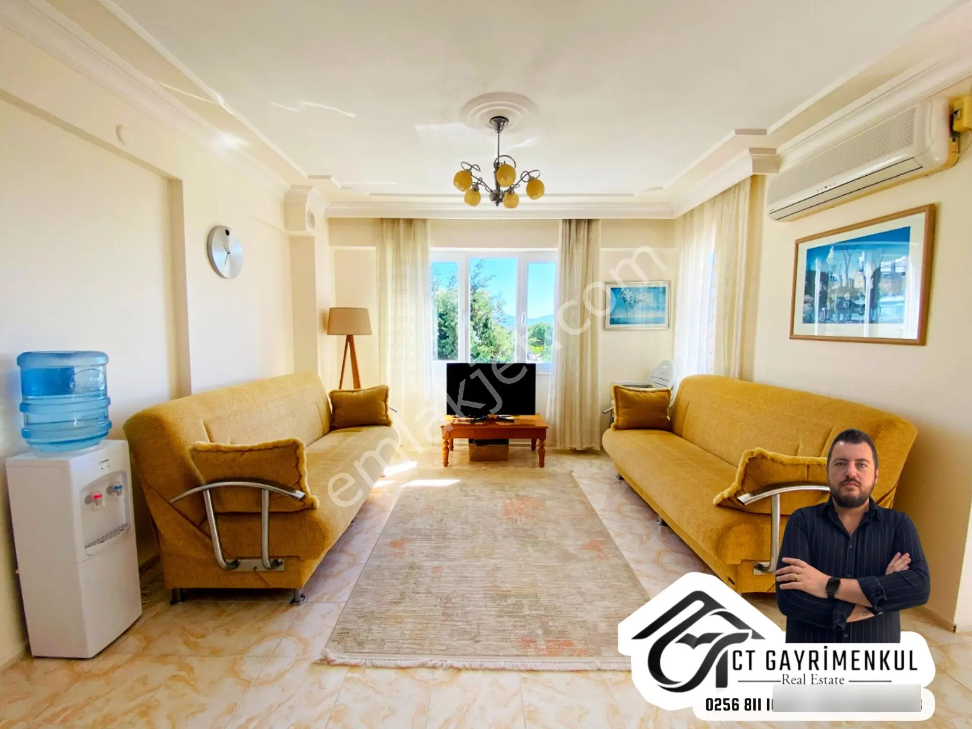 Didim'de Satılık 2+1 Orta Kat Denize Yürüme Mesafesinde Eşyalı Ön Cephe Daire - Görsel 4