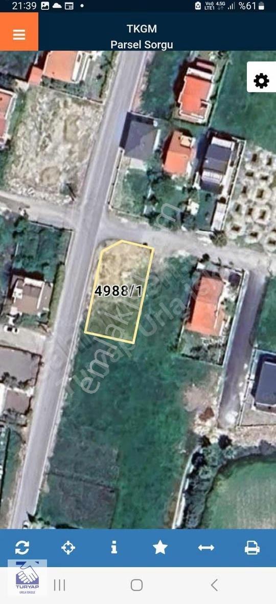Urla Atatürk'de Tek Kat Yapımına Uygun, Köşe Parsel - Görsel 6