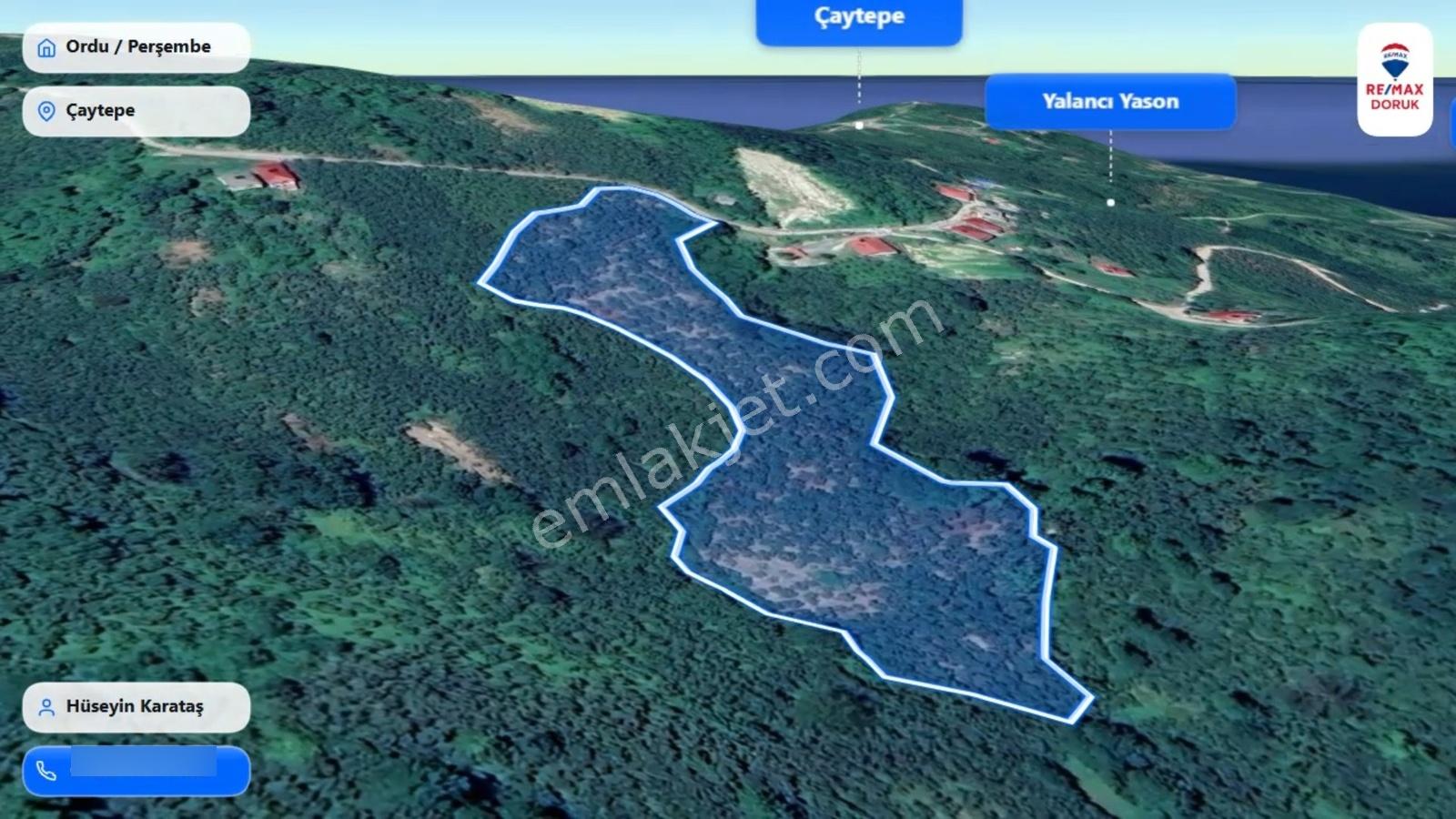 Perşembe'de Çaka Ve Yason Manzaralı Fırsat Arazi | 11468 M² - Görsel 6