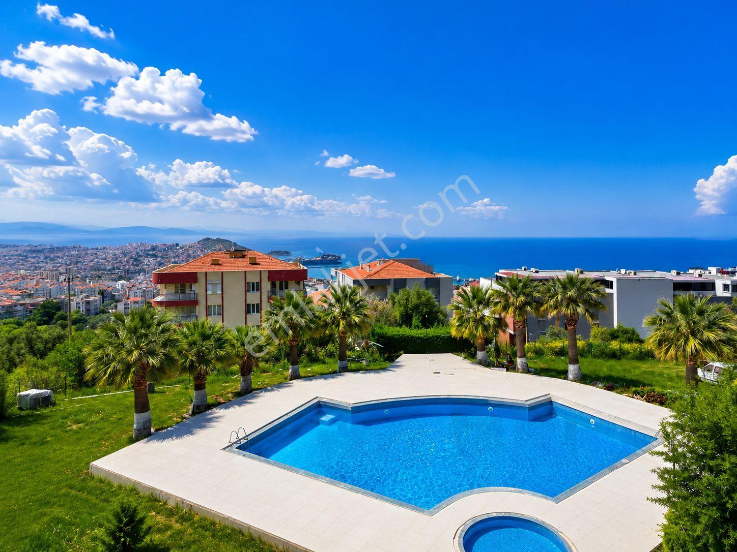Havuzlu Sitede, Full Eşyalı, Full Deniz Manzaralı Kiralık 3+1 Daire - Görsel 9