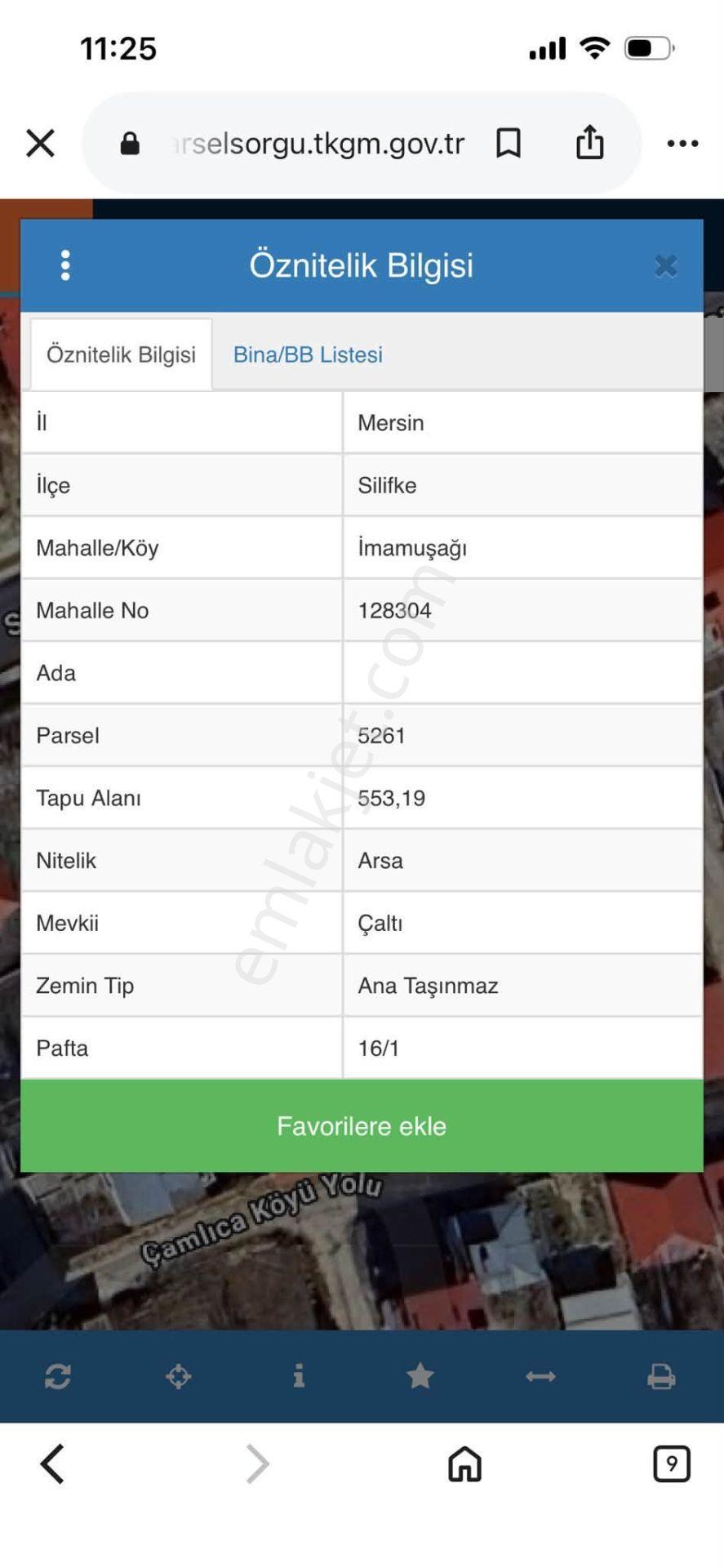 Satılık İmarlı Arsa Silifke/gökbelen/çaltı - Görsel 2