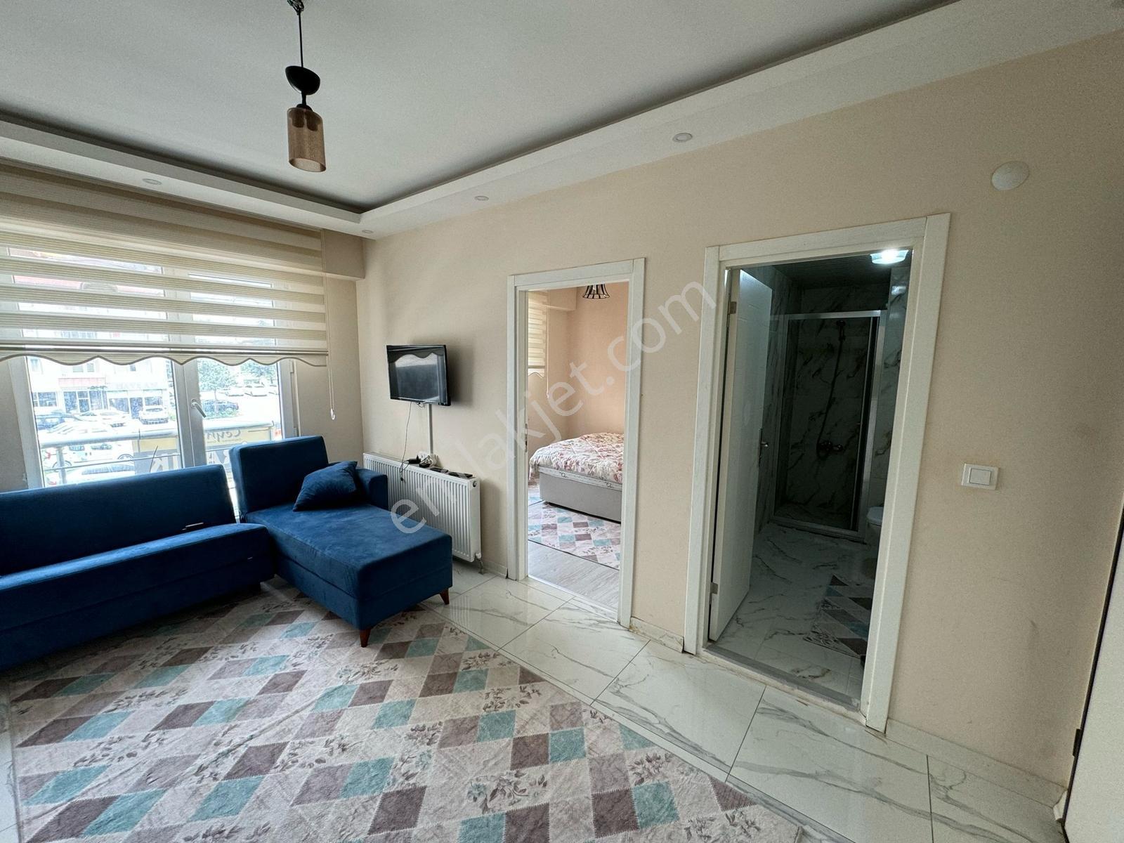 Valilik İnşaatı Yakınında 1+1 Ön Cephe Eşyalı Kiralık Daire - Görsel 14