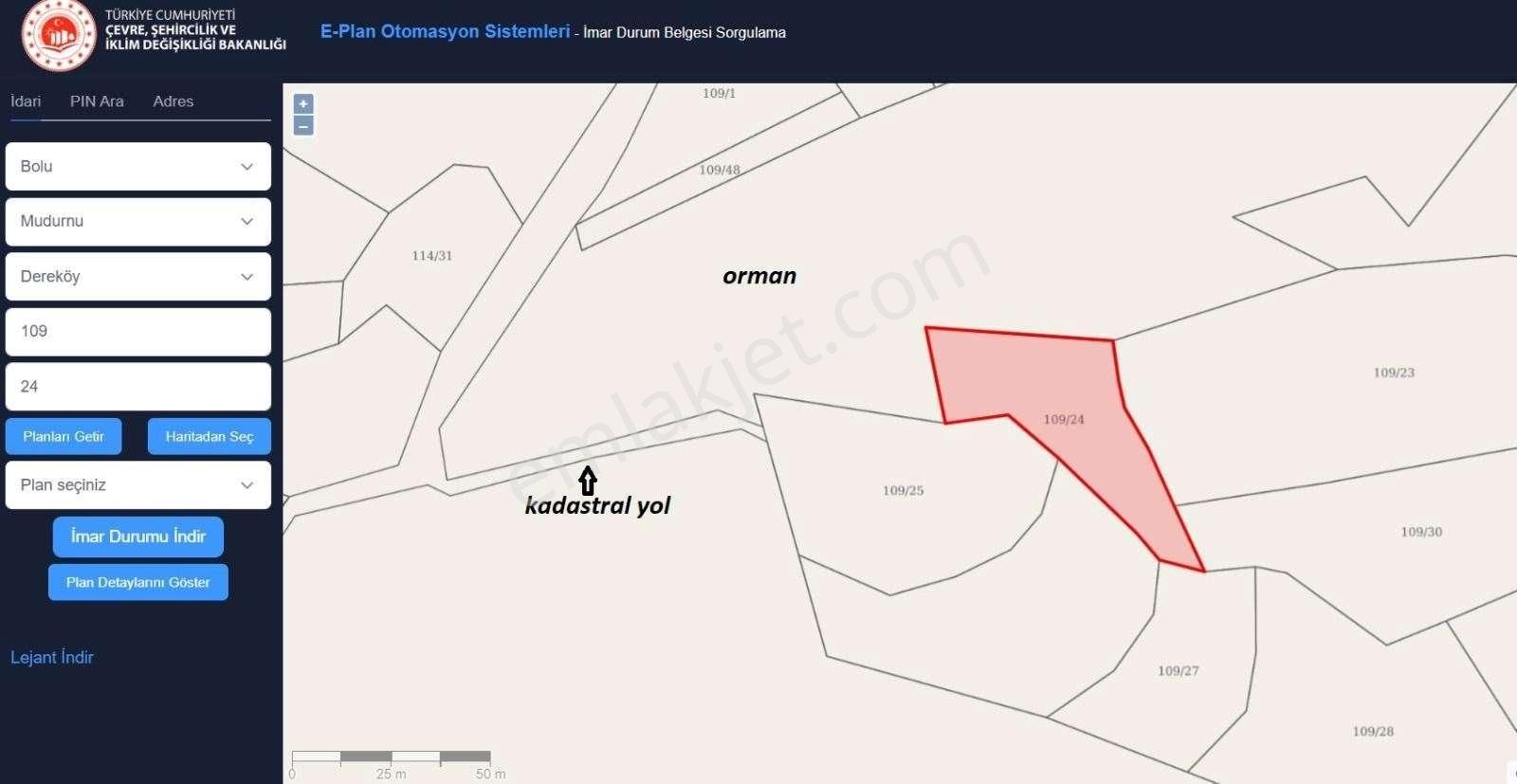 Bolu Mudurnu Dereköy Mevkiinde Satılık Tarla - Görsel 13
