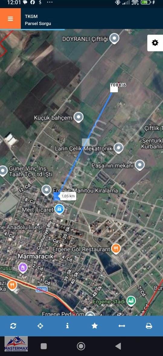 Marmaracık Ta 565 M2 Tek Tapu Satılık İmarlı Arsa - Görsel 3
