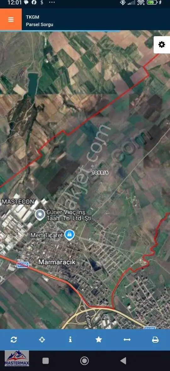 Marmaracık Ta 565 M2 Tek Tapu Satılık İmarlı Arsa - Görsel 2