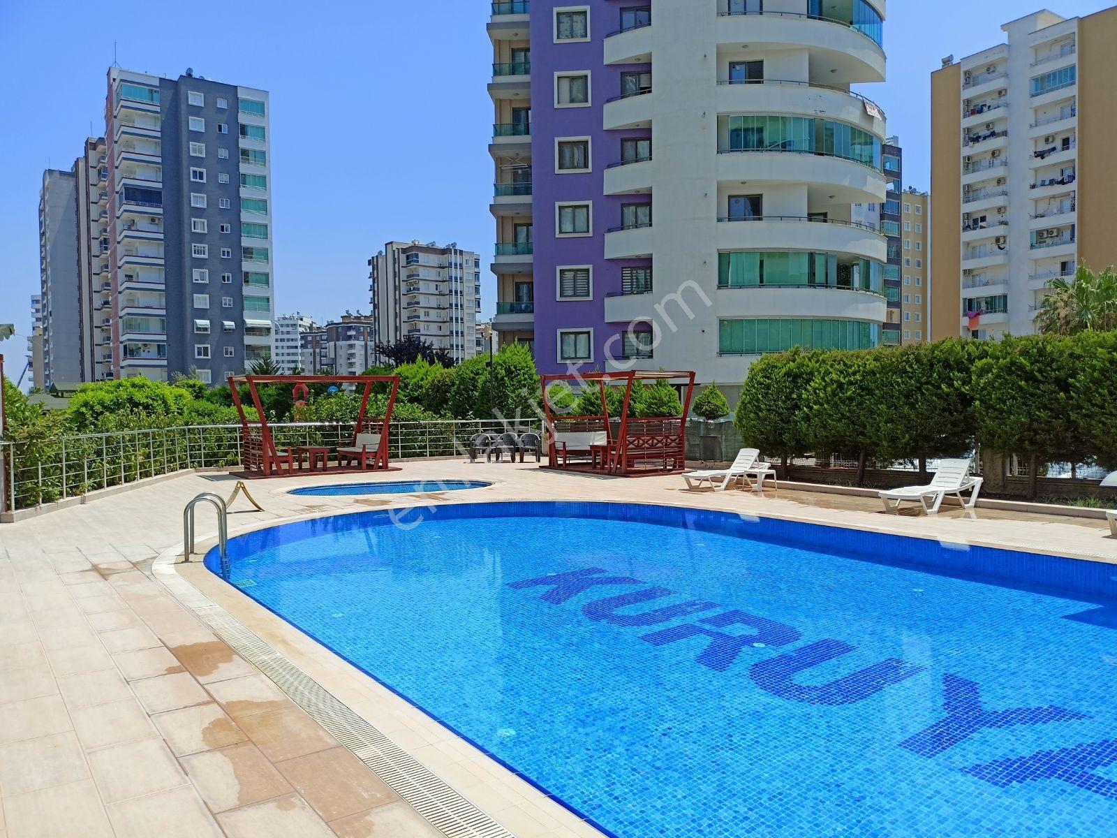 Mezitli Akdeniz Mah. Site İçinde Kiralık 3.5+1 Lüks Geniş Daire - Görsel 24
