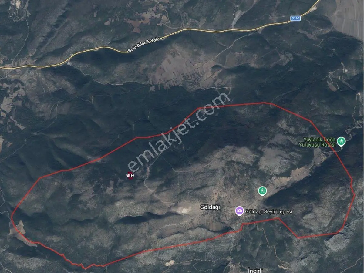 Gölpazarı Göldağı Mahallesinde Satılık 8.900 M2 Müstakil Tarla - Görsel 5