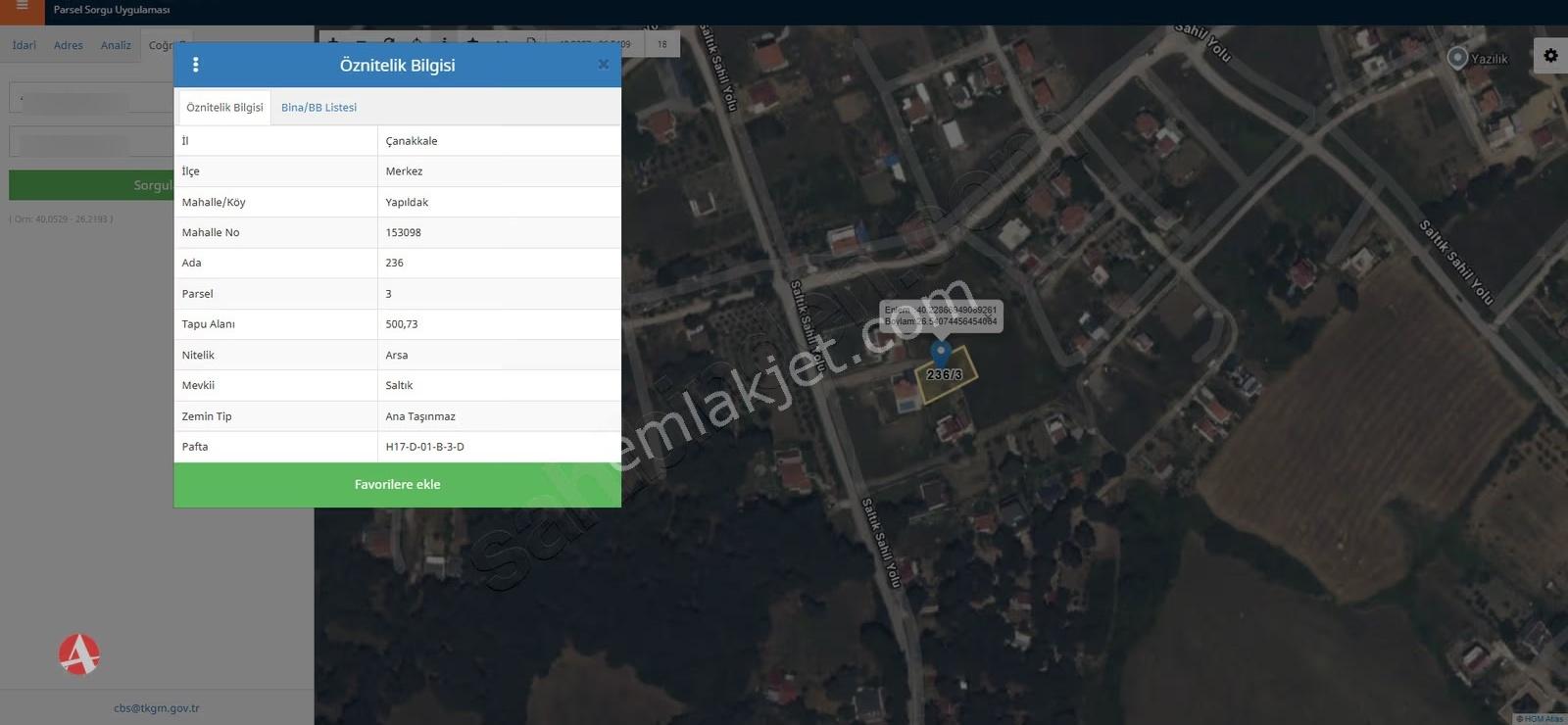 Çanakkale Merkez, Saltık Mah. 500 M2 İmarlı Arsa - Görsel 12