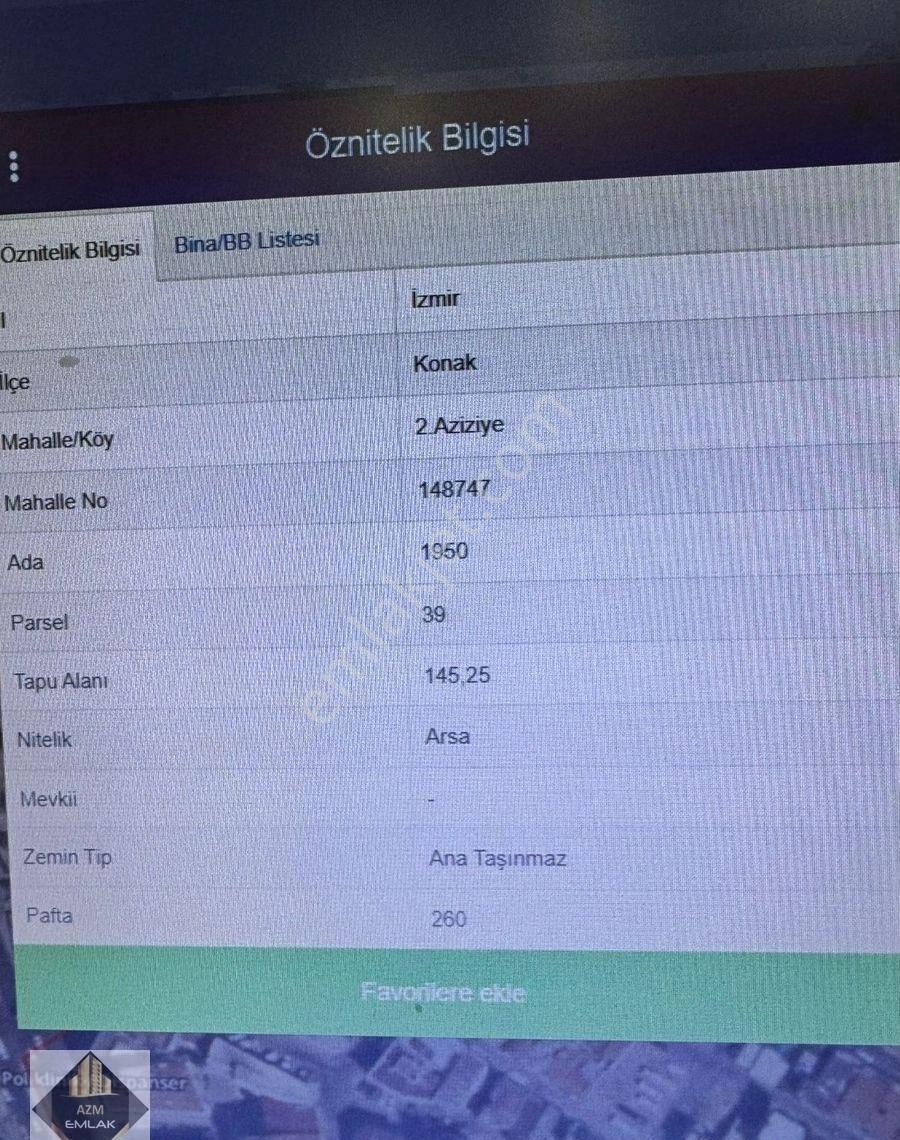Konak Çimentepe De 145 M2 Arsa - Görsel 4