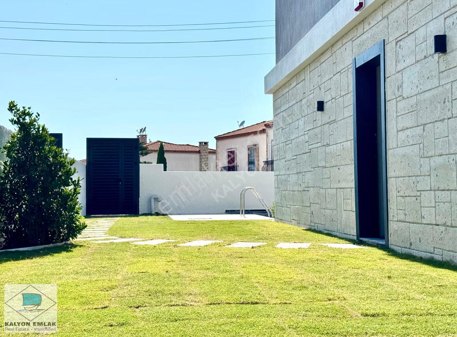 Kalyon'dan Reisderede Yerden Isıtmalı Özel Havuzlu Sıfır Villa - Görsel 29