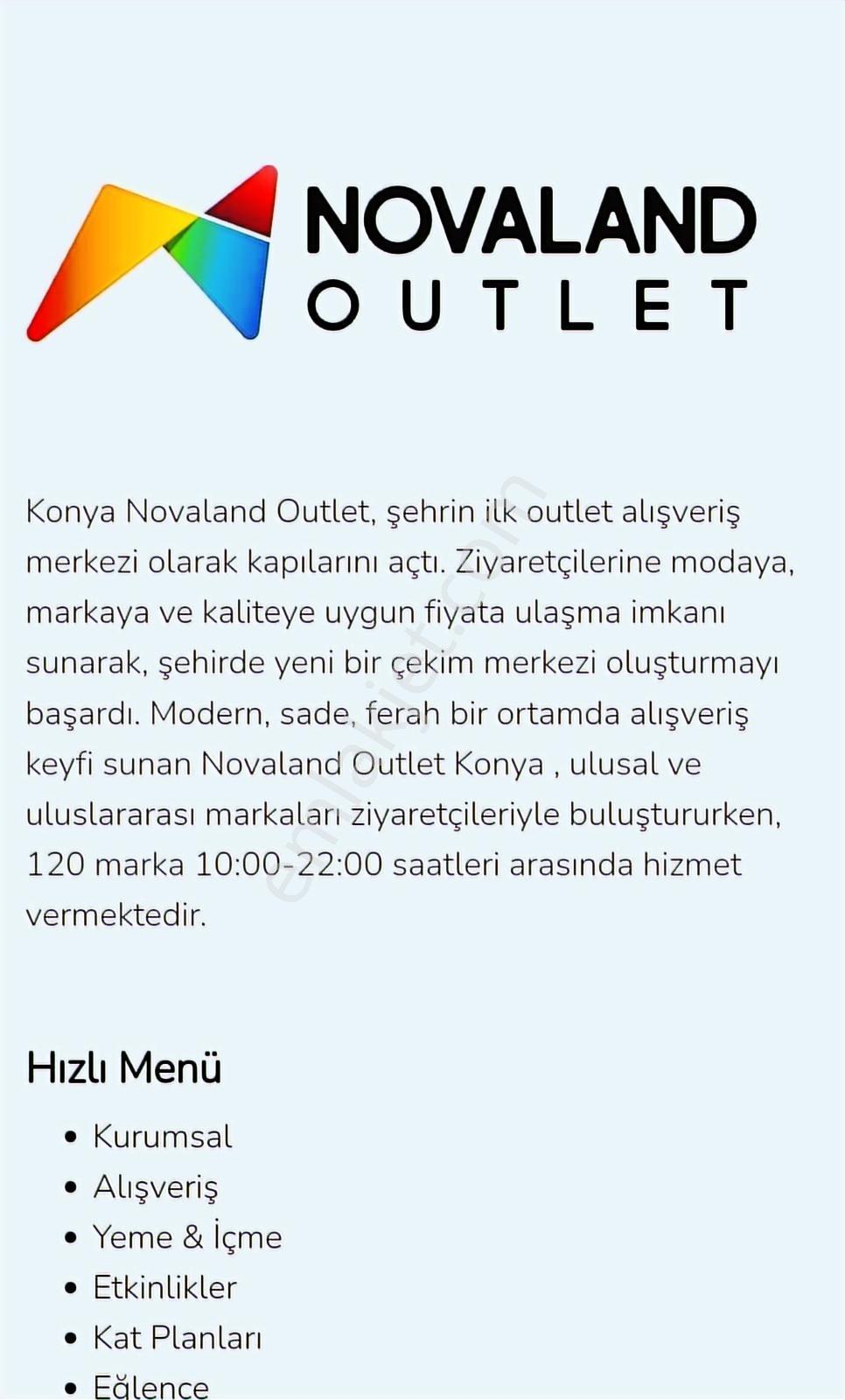 Baha'dan Novaland Avm De Satılık Geniş Mağaza - Görsel 10