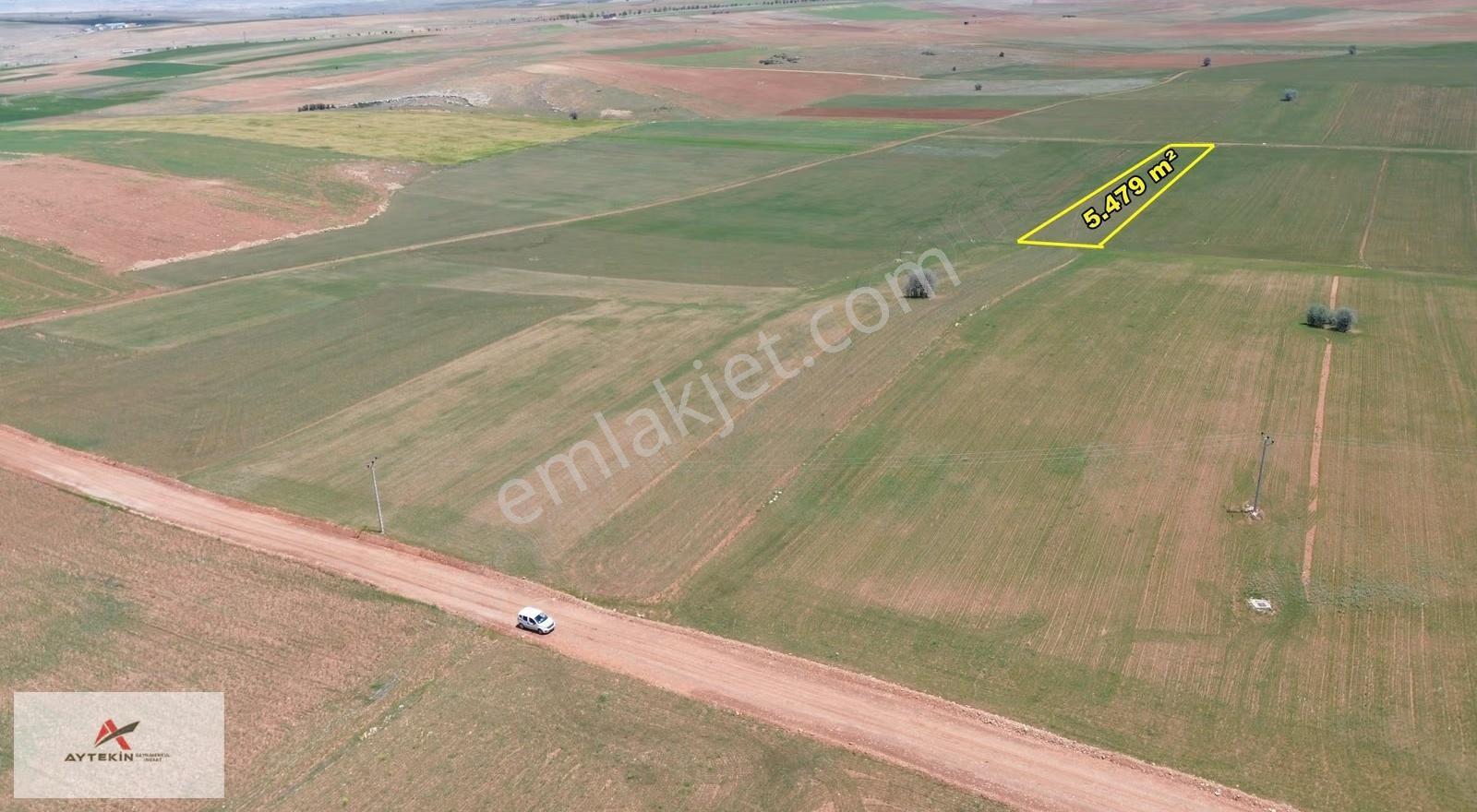 Konya Akören Hacılar Mahallesinde 5.479 M² Müstakil Tapulu Tarl - Görsel 9