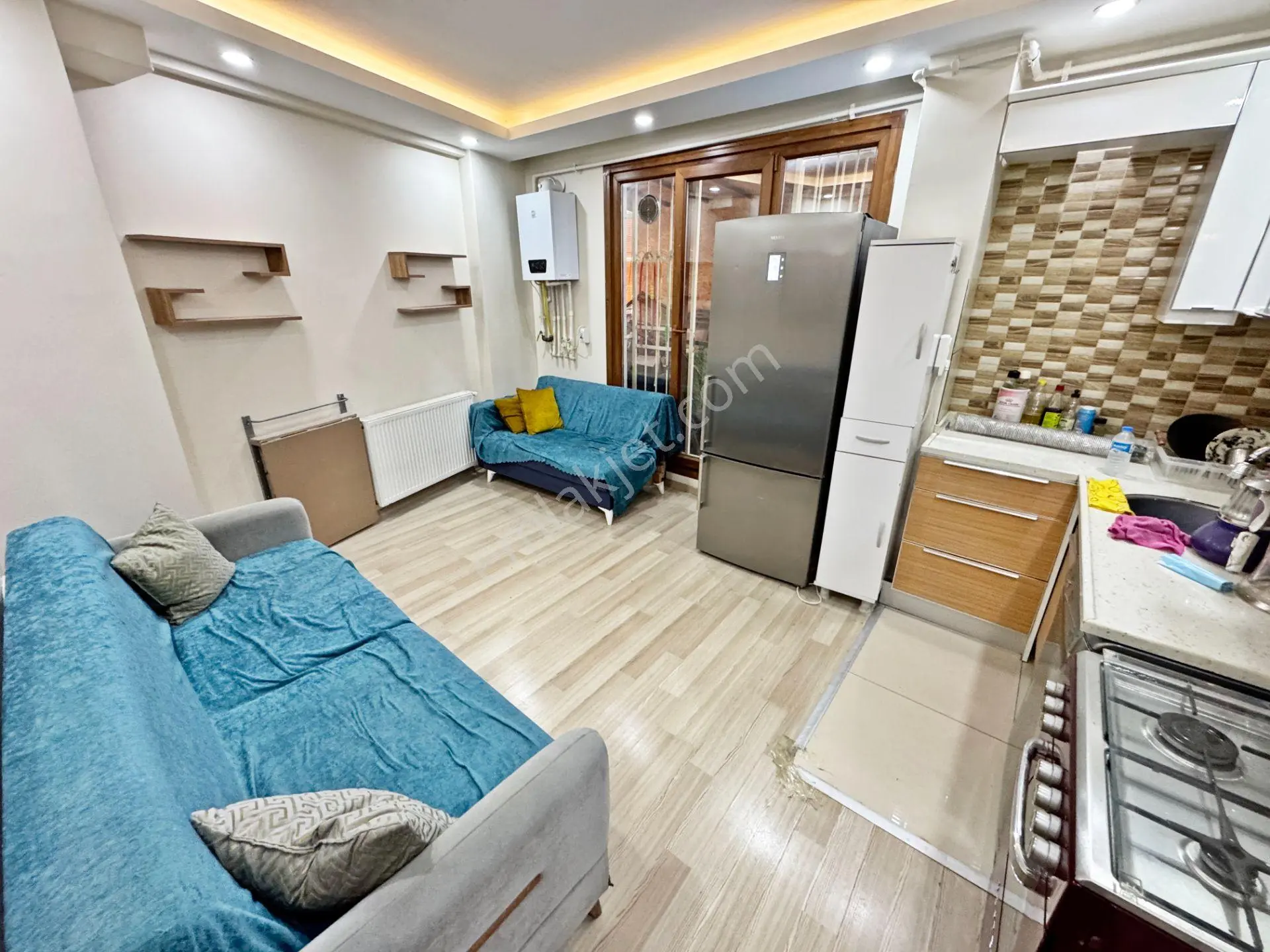 Home Vizyon Bahçelievler Hürriyet Kiralık Full Eşyalı Bahçe Katı 1+1 Daire. - Görsel 2