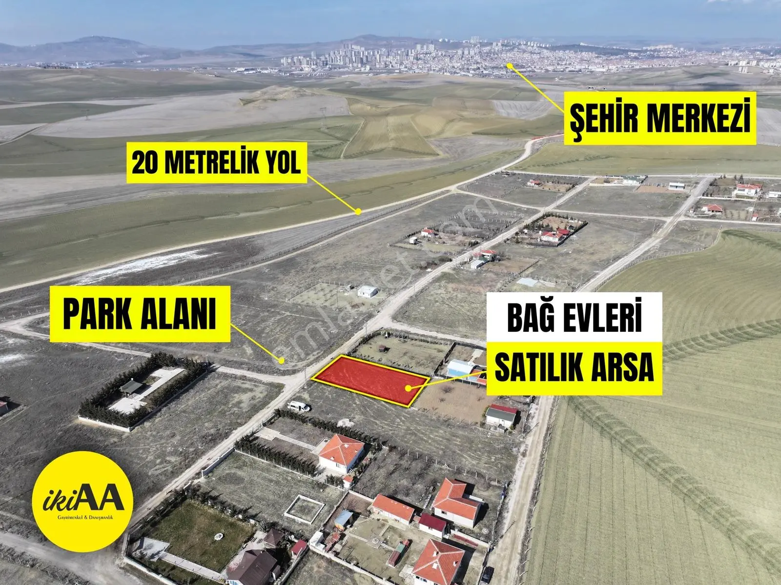 Bağ Evlerinde Süper Fırsat 0,60 Emsalli Müstakil Arsa