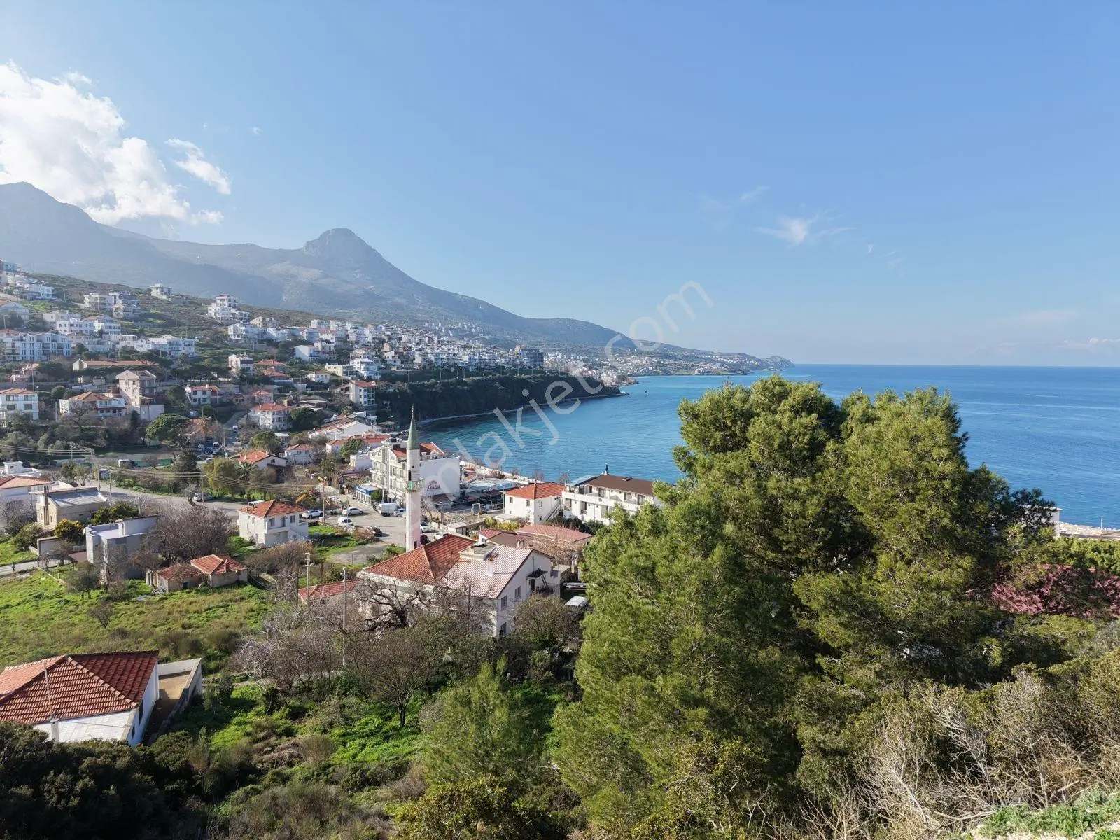 Karaburun İskelede Denize 100 M Full Deniz Manzaralı İmarlı Arsa - Görsel 4