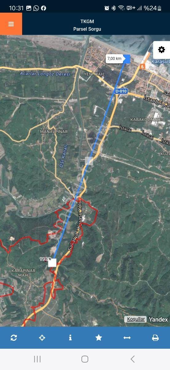 Sakarya Karasu Karapınar Köyü 2588 M Denize 5 Dk Araç Takaslı - Görsel 15