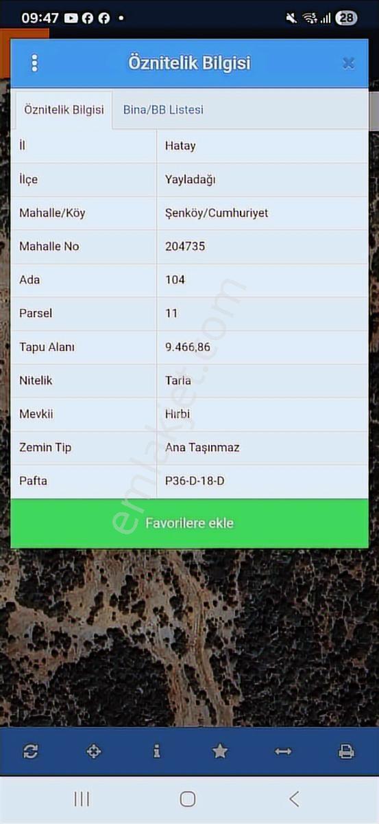 Yayladağıı Şenköy Hırbi Bölgesinde 9.5 Dönüm Uygun Fiyat Acil - Görsel 4
