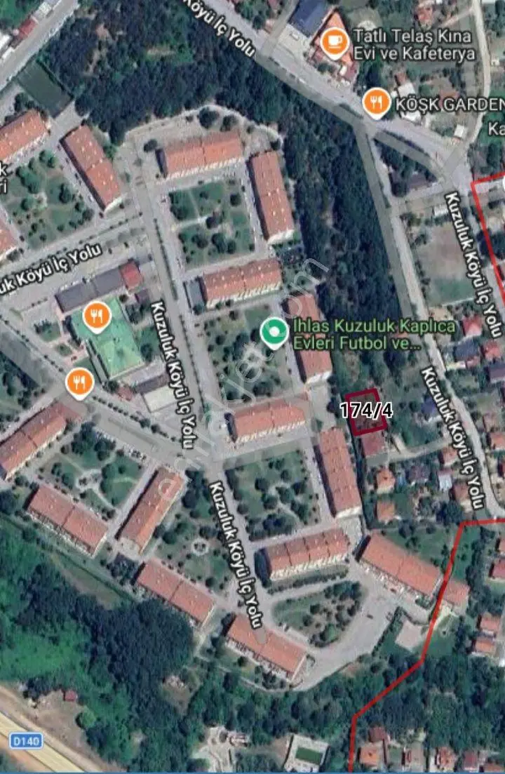 Sakarya Kuzuluk Orta Mahalle Satılık 628m2 Arsa