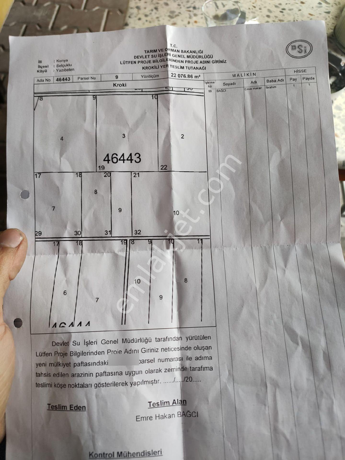 Emin Gyo'dan Yazıbelende Satılık Ana Yola Yakın 24.203 M² Tarla - Görsel 6