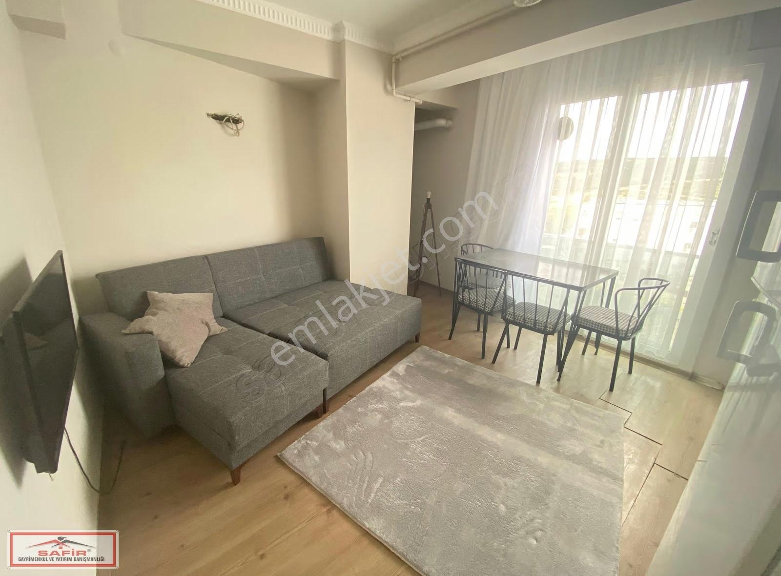 Safir'den Cadde Üstü 1+1 Eşyalı / Doğal Gazlı/ Klima'lı Daire