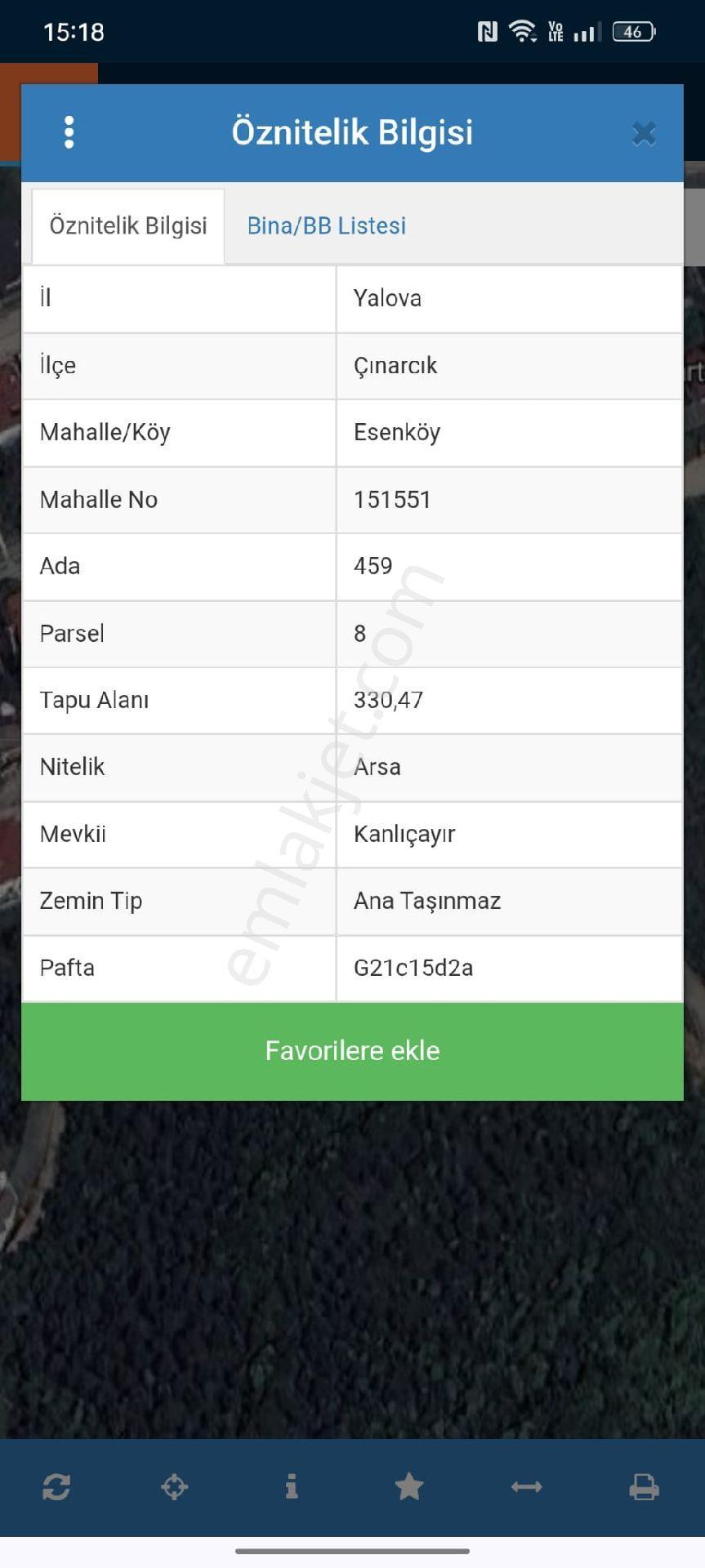 Yalova Çınarcık Esenköy Satılık Arsa Villa İmarlı Acilll Satılık - Görsel 6