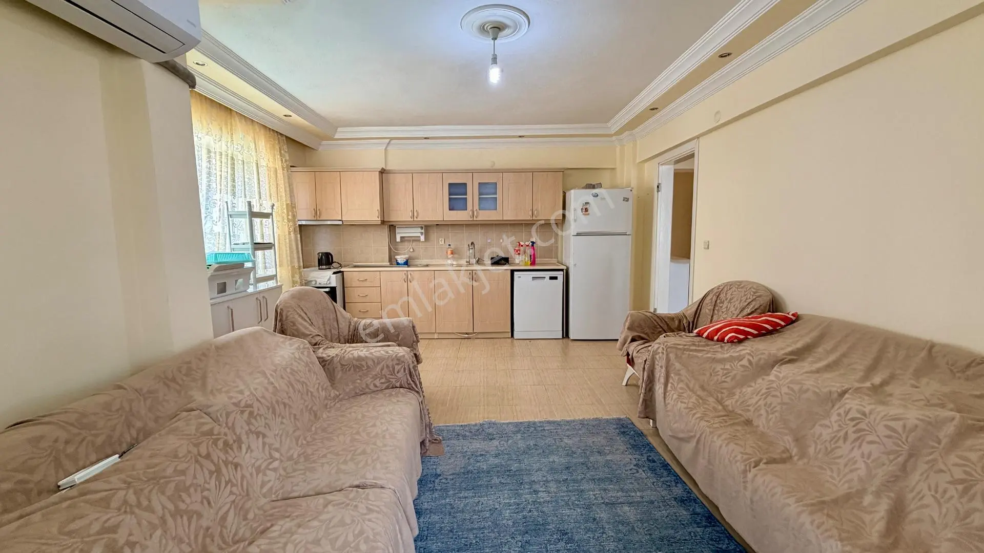 Didim Altınkum'da Havuzlu Sitede Eşyalı 3+1 Ara Kat Daire - Görsel 21